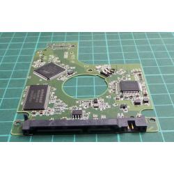 PCB: 2060-771672-001 Rev P1, WD1600BEVT, WD Scorpio, WD1600BEVT-22A23T0, 160GB, 2.5", SATA