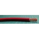 4AWG, 25mm2, Stranded, PVC, 105deg, Tri Rated, Red