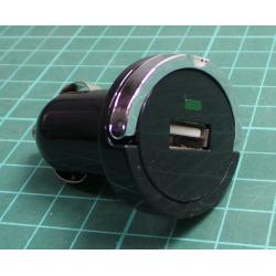 Car charger, 5V, 1.0A