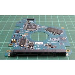 PCB: G002217A, MK2552GSX, TOSHIBA, HDD2H02 B UK01 T, 250GB, 2.5", SATA