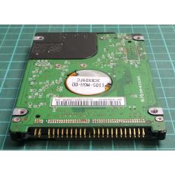 Complete Disk, PCB: 2060-701532-000 Rev A, WD1200BEVE, WD Scorpio, WD1200BEVE-00WZT0, 120GB, 2.5", IDE