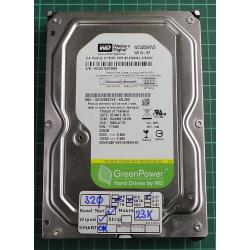 USED, Hard Disk, WD3200AVVS, WD AV-GP, WD3200AVVS-63L2B0, Desktop, SATA, 320GB