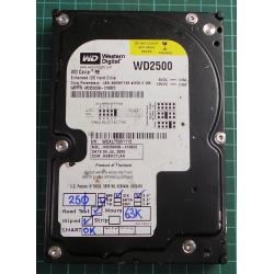 USED, Hard Disk, WD2500, WD Caviar, WD2500SB-01KBC0, Desktop, IDE, 250GB