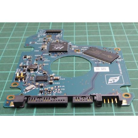 PCB: G5B0015-90000-A, MK2035GSS, HDD2A30 B ZK01 T, TOSHIBA, 200GB, 2.5", SATA