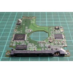 PCB: 2060-771852-001 Rev P1, WD5000LPVT, WD Scorpio, WD5000LPVT-22G33T0, 500GB, 2.5", SATA