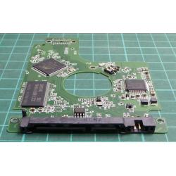 PCB: 2060-771672-001 Rev P1, WD2500BEVT, WD Scorpio, WD2500BEVT-22A23T0, 250GB, 2.5", SATA