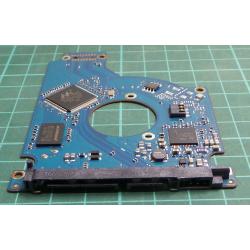 PCB: 100729420 Rev B, Laptop Thin HDD, ST500LT012, P/N: 1DG142-500, Firmware: 0001SDM1, 500GB, 2.5", SATA