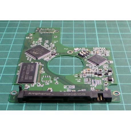 PCB: 2060-701499-005 Rev P1, WD3200BEVT, WD Scorpio, WD3200BEVT-22ZCT0, 320GB, 2.5", SATA