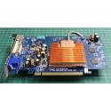 Used, PCI Express, Geforce 7600GT, 128MB, GV-NX76T128D-RH