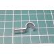 Cable Clip, Metal, for 8mm round Cable, single-mount