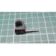 Nail in Clip, for 10mm round cable, black
