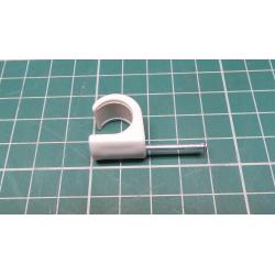 Nail in Clip, for 12mm round cable
