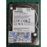 USED, Hard Disk, TOSHIBA, MQ01ABD075, AAT AA21/AX0A4M, Laptop, SATA, 750GB