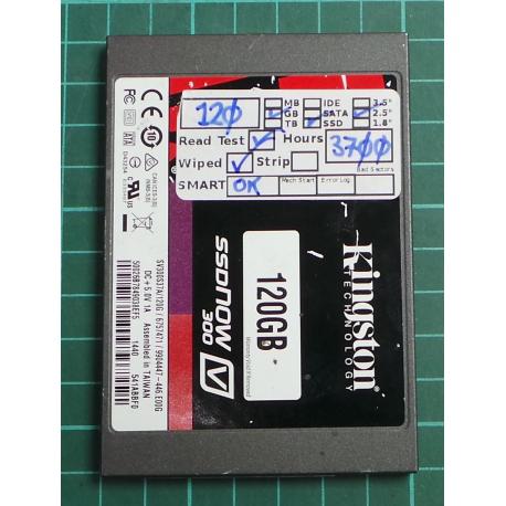 USED, Hard Disk, Kingston, SSD, 120GB, Laptop