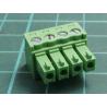 Connector: pluggable terminal block, plug, female, 7A, 250V, green