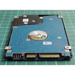 Complete Disk, PCB: G4311A, MQ04ABF100, AAE AA11/JU0C0J, TOSHIBA, 1TB, 2.5", SATA