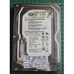USED, Hard Disk, WD1600AAJS, WD Caviar, WD1600AAJS-60B4A0, Desktop, SATA, 160GB