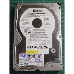 USED, Hard Disk, WD2500JS, WD Caviar, WD2500JS-22NCB1, Desktop, SATA, 250GB
