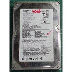USED, Hard Disk, Seagate, Barracuda 7200.7, ST340014A, P/N: 9W2005-311, Firmware: 3.06, Config: D3Z-01, Desktop, IDE, 40GB