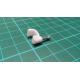 Nail In Clip, for 8*4mm Flat Cable, 15mm Nail, White