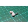 Nail in Clip, for 7x3mm Flat Cable, 16mm Nail, White