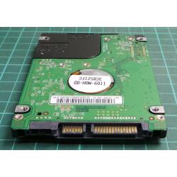 Complete Disk, PCB: 2060-701450-011 Rev A, WD1600BEVS, WD Scorpio, WD1600BEVS-08RS, 160GB, 2.5", SATA