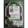 USED, Hard Disk, WD10EZRX, WD Green, WD10EZRX-00D8PB0, Desktop, SATA, 1TB