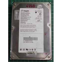 USED, Hard Disk, Seagate, Barracuda ATA V, ST340017A, P/N: 9W4004-030, Firmware: 3.31, Config: AYE-02, Desktop, IDE, 40GB