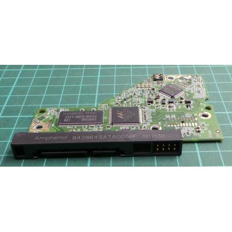 PCB: 2060-771640-003 Rev A, WD5000AAKS, WD Caviar, WD5000AAKS-00E4A0, 500GB, 3.5", SATA
