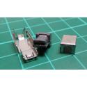 Plug, USB mini Hirose, soldering, PIN: 4, nickel, 500 mA, PBT