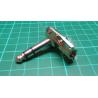 6.3mm Stereo, Jack plug, 90 degree angled