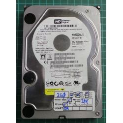 USED, Hard Disk, WD2500AAJS, WD Caviar, WD2500AAJS-22VWA0, Desktop, SATA, 250GB