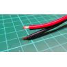 Speaker Wire, Paired, 2x1.5mm2, 16AWG, red and black, per meter