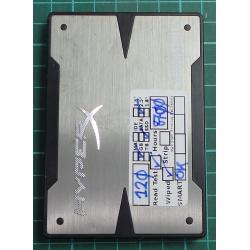 USED, Hard Disk, HYPER, Kingston, SSD, 120GB, Laptop