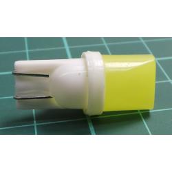 Žárovka LED T10 12V bílá, COB