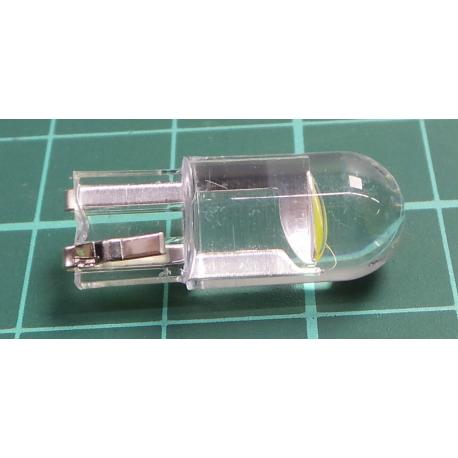 Žárovka LED T10 24V bílá, plast