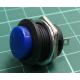 Tlačítko R13-507 OFF-(ON) 250V/3A do otvoru 16mm tmavě modré