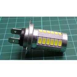 Žárovka LED H7 12V bílá, 33xLED SMD5730