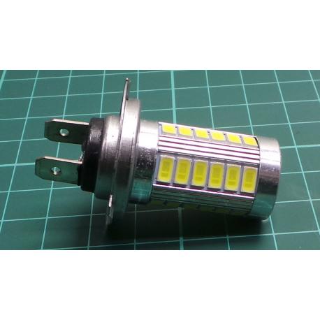 Žárovka LED H7 12V bílá, 33xLED SMD5730
