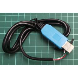 Převodník USB/TTL RS232 4P, kabel 1m, PL2303TA