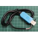 Převodník USB/TTL RS232 4P, kabel 1m, PL2303TA