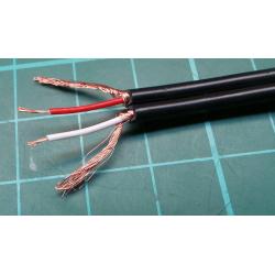 Shielded pair cable 2x2,6mm, packing 100 meters 