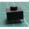 Vypínač stiskací PBS-07 ON-ON-OFF 30V/1A, 11x11,8mm