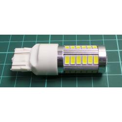 Žárovka LED T20(7440) 12V/ bílá, 33x SMD5630