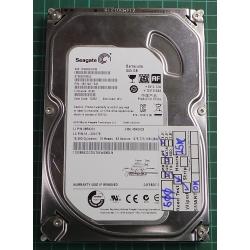 USED, Hard Disk, Seagate, Barracuda, ST500DM002, P/N: 1BD142-541, Firmware: KC65, Desktop, SATA, 500GB