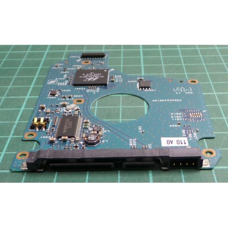 PCB: G002439-0A, MK1655GSX, HDD2H25 E UL01 S, TOSHIBA, 160GB, 2.5", SATA