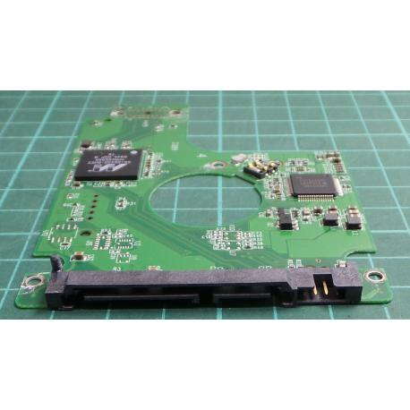 PCB: 2060-701574-001 Rev A, WD1600BEKT, WD Scorpio, WD1600BEKT-60F3T1, 160GB, 2.5", SATA