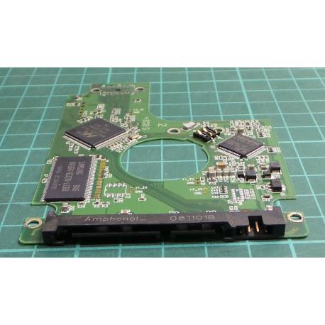 PCB: 2060-701499-000 Rev A, WD1600BEVT, WD Scorpio, WD1600BEVT-22ZCT0, 160GB, 2.5", SATA