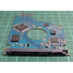 PCB: 100729420 Rev B, Momentus Thin, ST500LT012, Seagate, P/N: 1DG142-285, Firmware: 0002SDM1, 500GB, 2.5", SATA