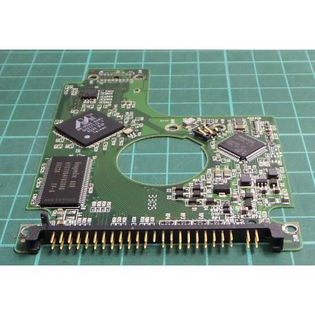 PCB: 2060-701285-001 Rev A, WD800, WD Scorpio, WD800VE-75HDT1, 80GB, 2.5", IDE